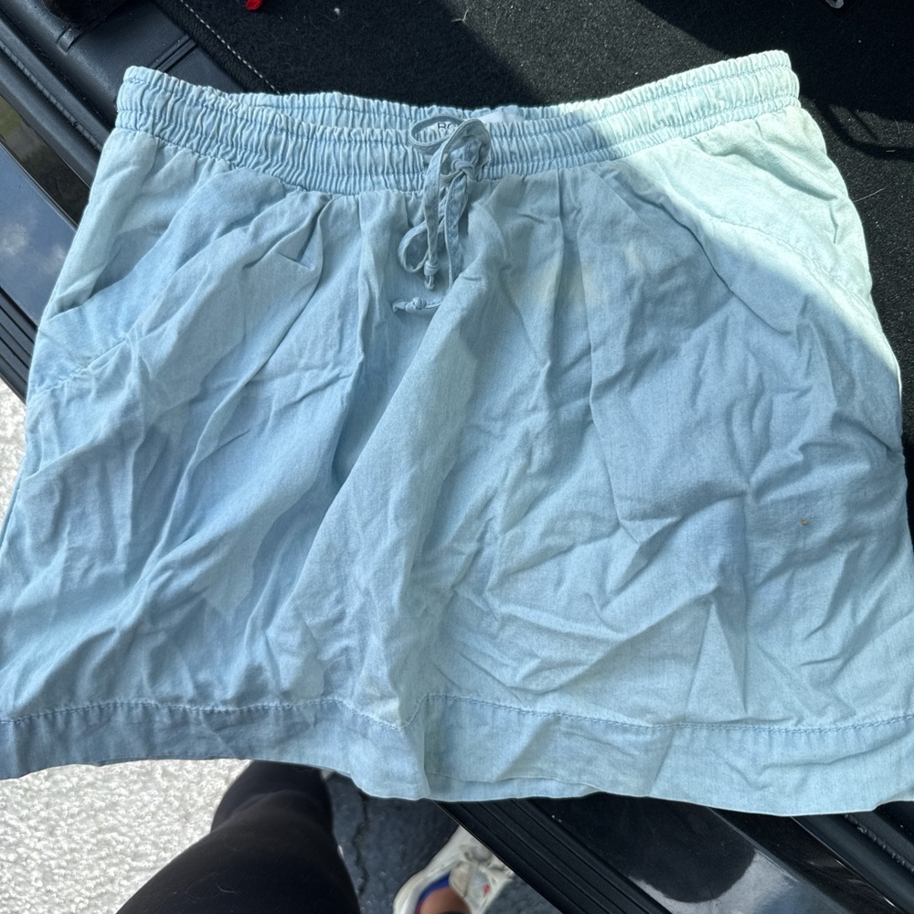 BCBGeneration Blue Skorts with Relaxed Fit